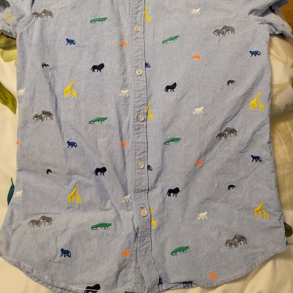 Mini Boden Button Up - Picture 6 of 9